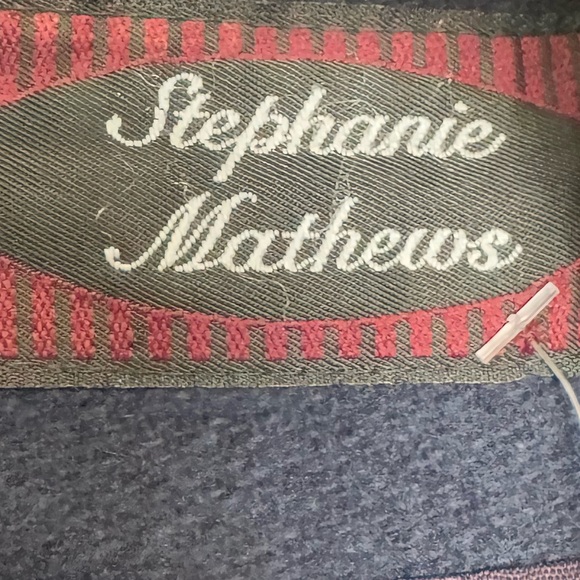 Stephanie Mathew’s Wool Colorblock Coat - Picture 3 of 6